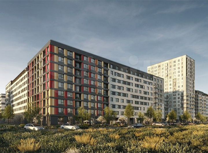 2-к. квартира, 61,4 м², 9/9 эт.