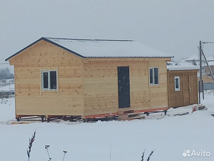 Каркасный дом 4,2х7,7