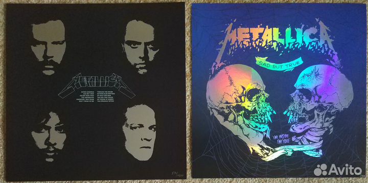 USA Metallica литография постер фольга 1500 copies