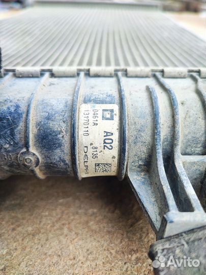 Радиатор охлаждения opel astra h