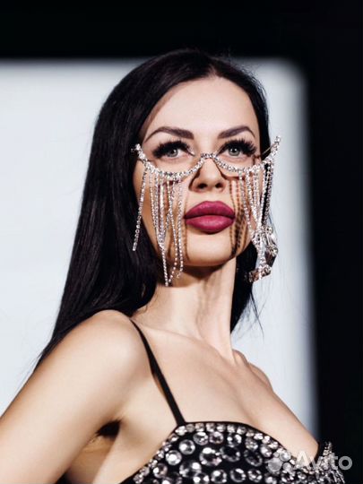 Маска Очки в камнях