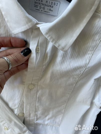 Рубашки Zara в отличном состоянии 116 -128
