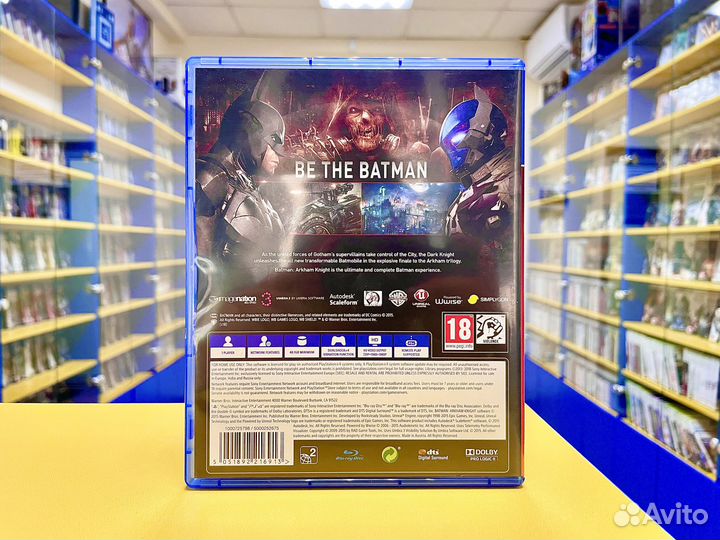 Batman Arkham Knight PS4 диск