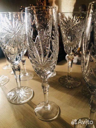 Хрустальные фужеры