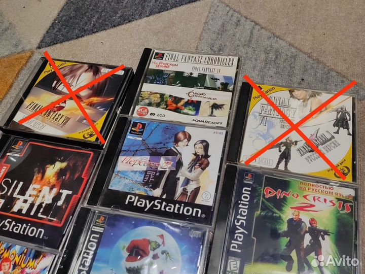 Игры PlayStation One/PS1 25шт