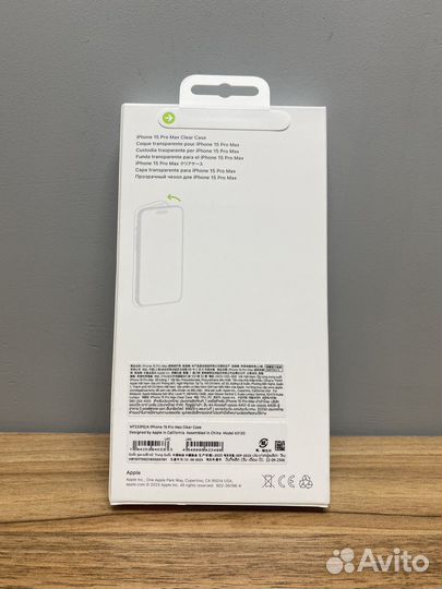 Apple Clear Case для iPhone 15 Pro Max