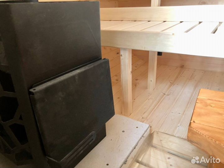 Баня бочка квадро 6 метров