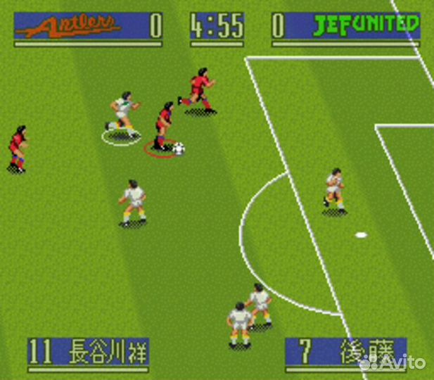 Игра J-League Soccer Prime Goal Nintendo snes