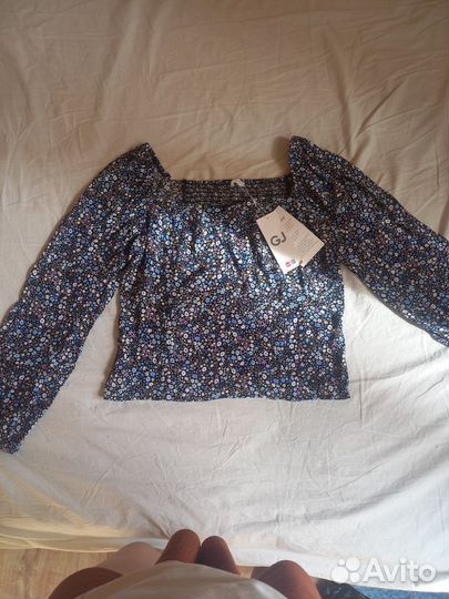 Топ женский с длинными рукавами 48