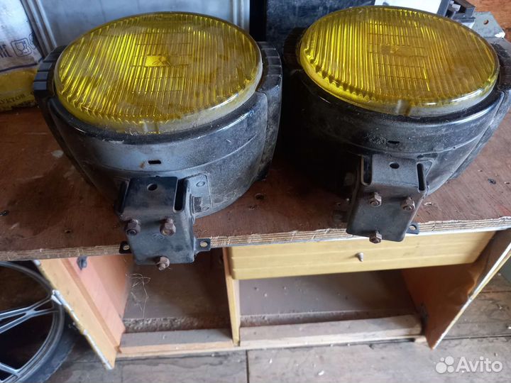 Противотуманки Mitsibishi pajero