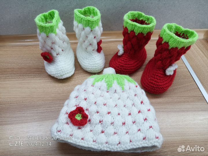 Пинетки вязаные