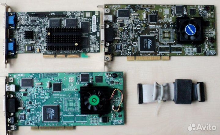 AGP видеокарты, PCI контроллеры