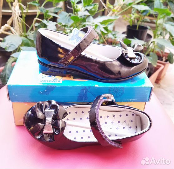 Туфли 27р/16см Котофей новые для девочки
