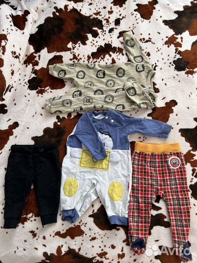Детские вещи пакетом на мальчика 68 размер