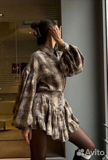 Трендовый костюм в клетку