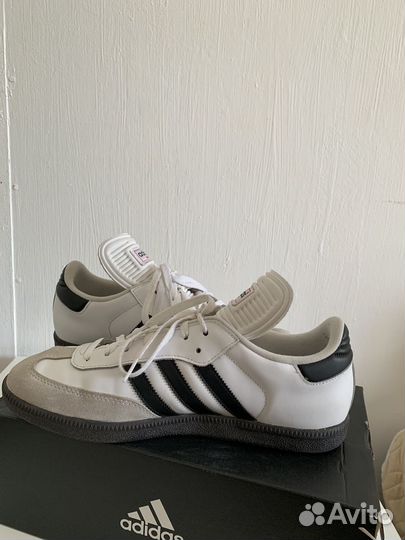 Adidas samba classic White uk 10 оригинал