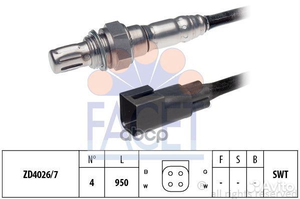 Лямбда-зонд 10.8303 Facet