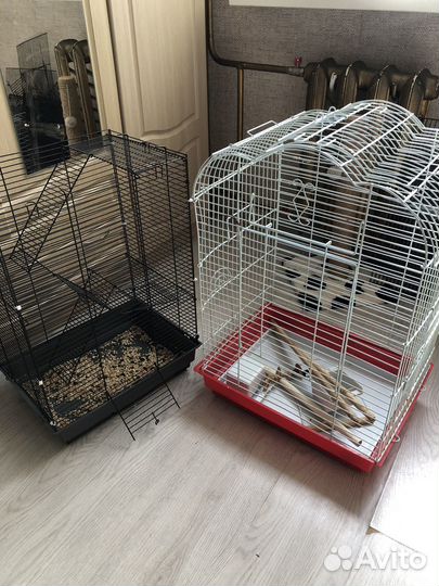 Клетка для грызунов и попугая