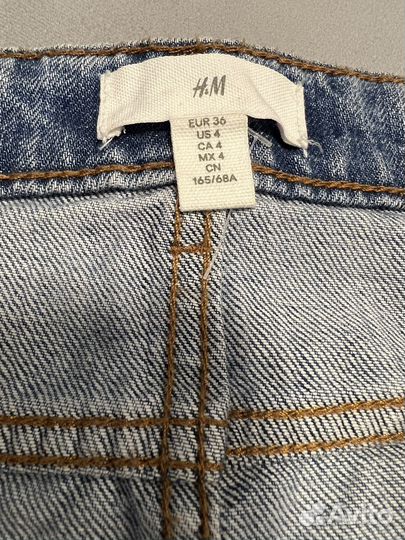 Джинсы h&m новые, mom jeans