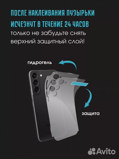 Глянцевая гидрогелевая пленка iPhone 14 13 13 Pro