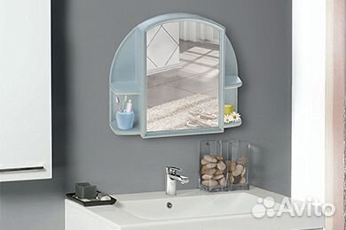 Шкафчик с зеркалом в ванную