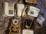 Телефоны наушники утюг СССР часы радио
