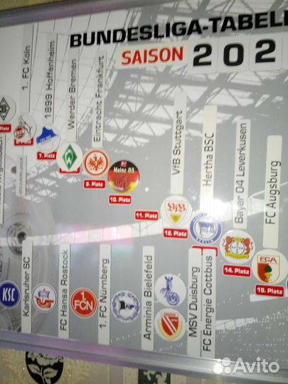 Рамки настенные с фото команды Зенит 2007/08