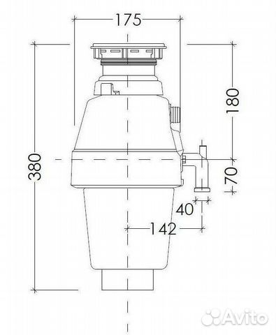 Измельчитель пищевых отходов F-32 Standard