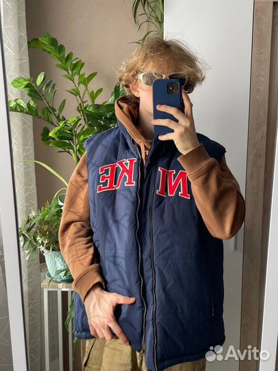 Nike Vintage Big Logo 00's Пуховая Жилетка