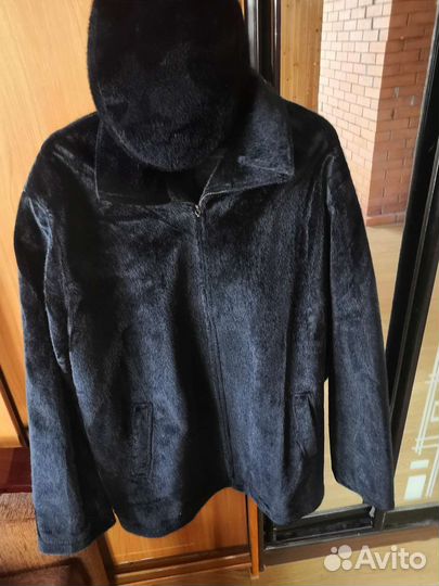 Шуба-пиджак+ кепка из нерпы