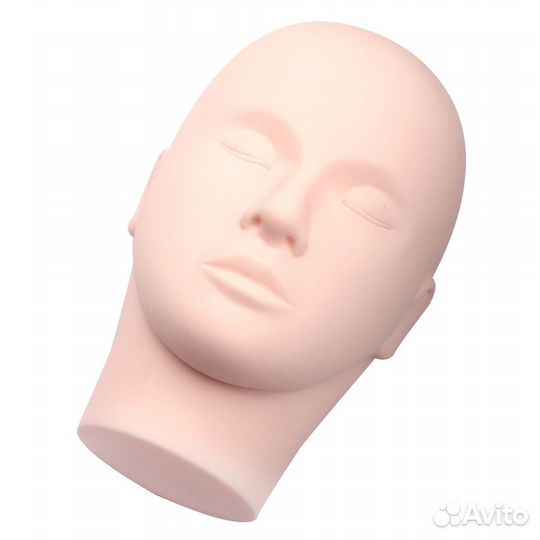 Манекен голова тренировочная для наращивания ресни