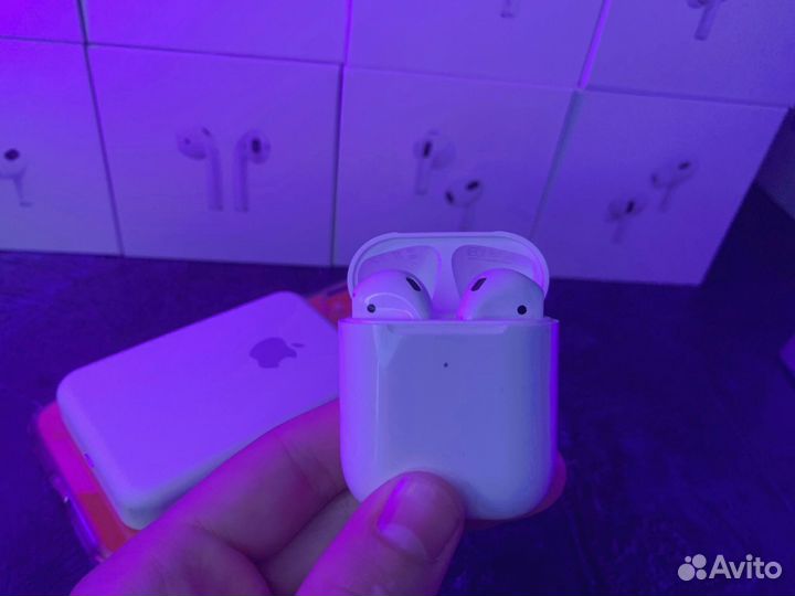 Беспроводные наушники AirPods 2 новые