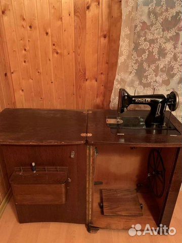 Швейная машина Kohler, с тумбой