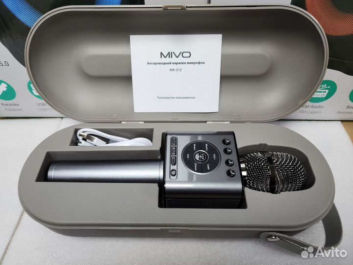 Микрофон караоке беспроводной Mivo MKO12