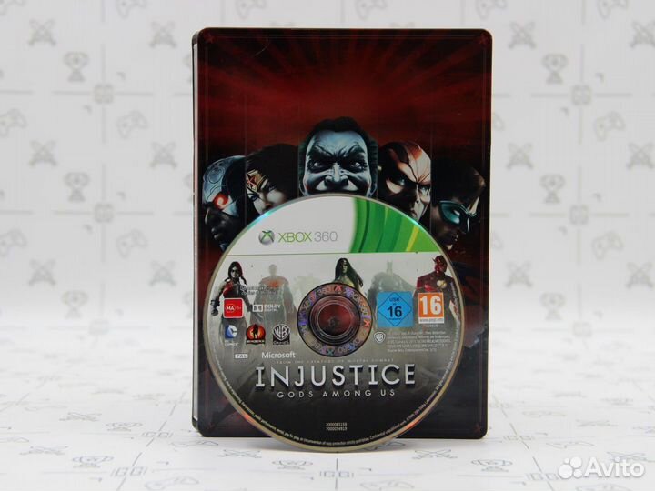 Injustice Gods Among Us (Xbox 360, Steelbook)