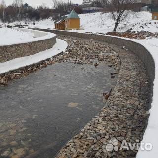 Монтаж габионов