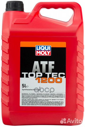 Масло трансмис liqui moly 5л нс-синтетика Top Tec