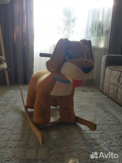 Детская качалка собака