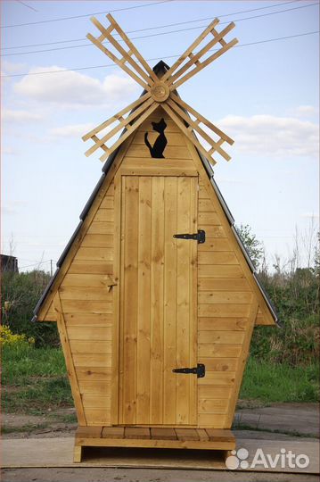 Уличный туалет с установкой