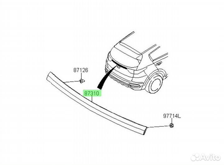 Б/У Светоотражатель В хорошем состоянии
