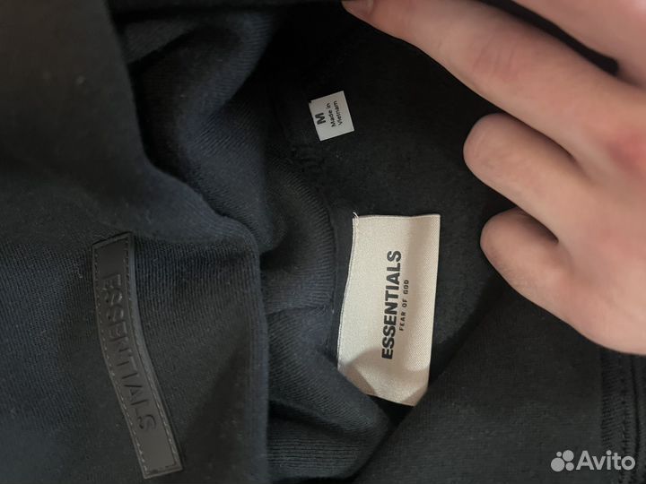 Худи essentials fear of god оригинал