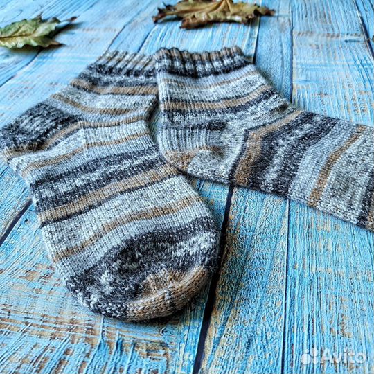 Вязаные носки ручной работы 42-43 размер