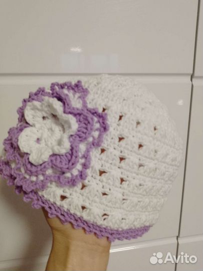 Панамка для девочки ручная работа