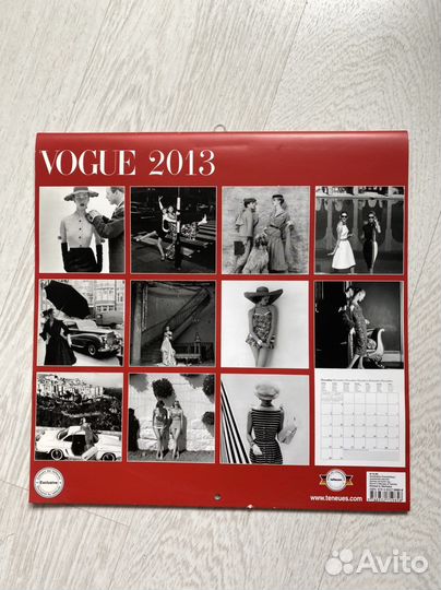 Календарь Vogue 2013