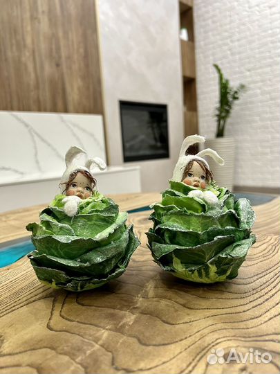 Ватные елочные игрушки