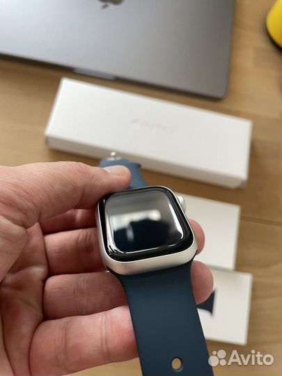 Часы apple watch 9 41 mm silver