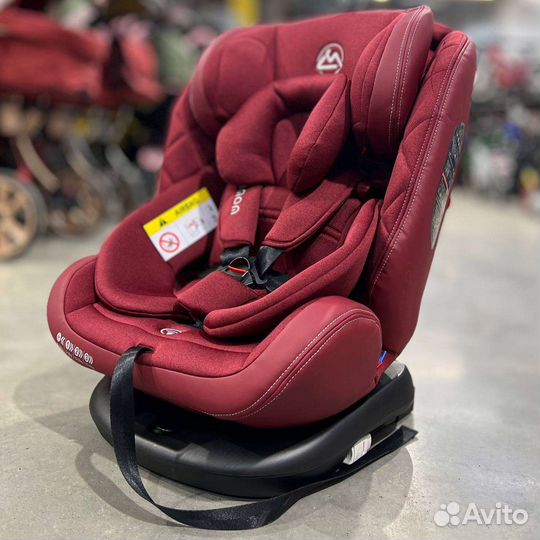 Автокресло isofix 360 до 360 кг (Бордовый)