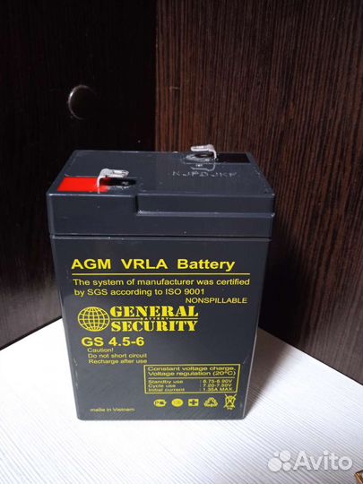 Аккумулятор AGM vrla Battery