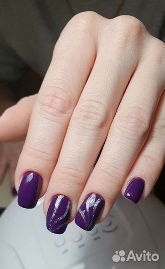Комби маникюр+гель-лак+гарантия 7 дней