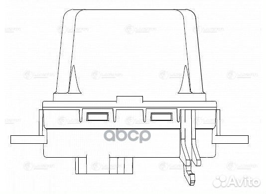 Резистор мотора печки VW Touareg (02) /Audi Q7